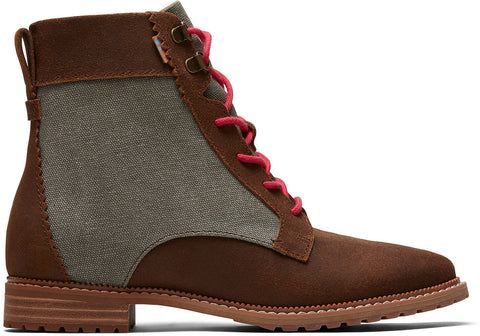 TOMS Women's Nolita Penny Brown Leather Boots