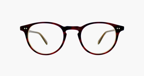Garrett Leight Wellesley Matte Mahogany Tortoise Eyeglasses / Demo Lenses