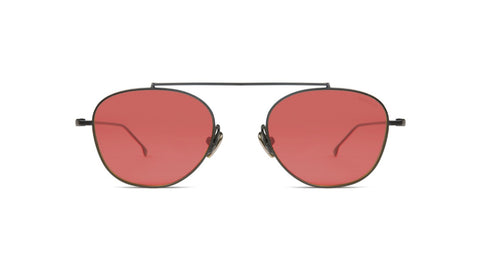 Komono The Gilles Clear Demi Sunglasses / Black Smoke Lenses