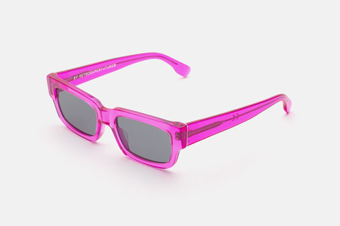 Jimmy Choo Jade S Black Palladium Sunglasses / Violet Silver Mirror Lenses