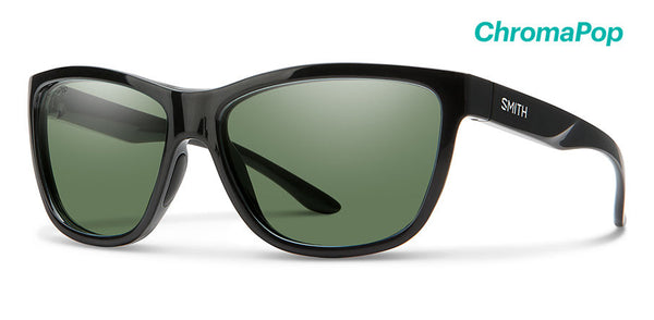 Smith Eclipse Black Sunglasses / ChromaPop Polarized Gray Green Lenses Smith - Eclipse Black Sunglasses / ChromaPop Polarized Gray Green Lenses