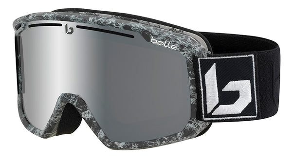 Bolle Maddox Matte Black Marble Snow Goggles / Black Chrome Lenses Bolle - Maddox Matte Black Marble Snow Goggles / Black Chrome Lenses