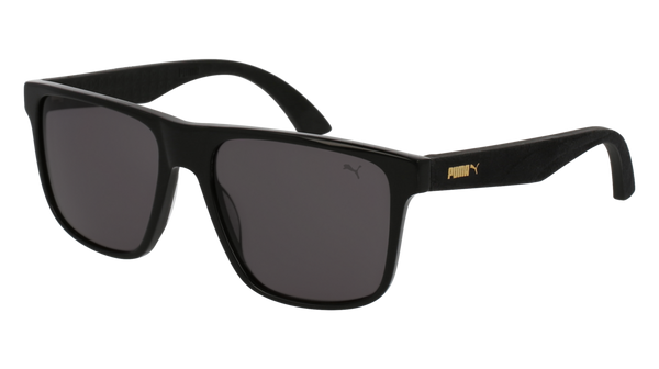 Puma - PU0104S Black Sunglasses / Smoke Lenses