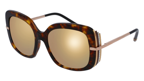 Boucheron BC0047O Nude Gold Eyeglasses / Demo Lenses