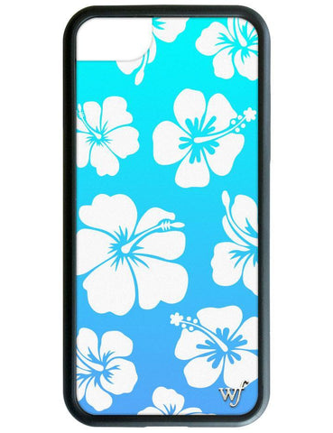 Wildflower Blue Plaid iPhone XR Phone Case