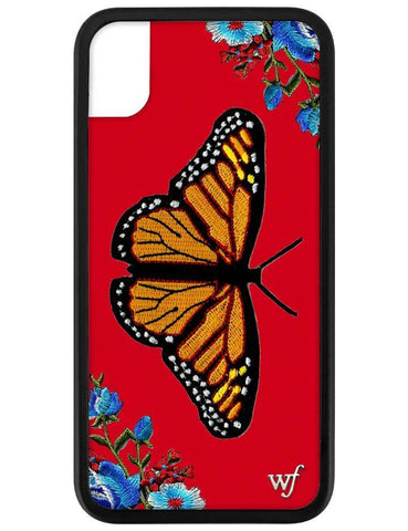 Wildflower Red Flames iPhone XR Phone Case