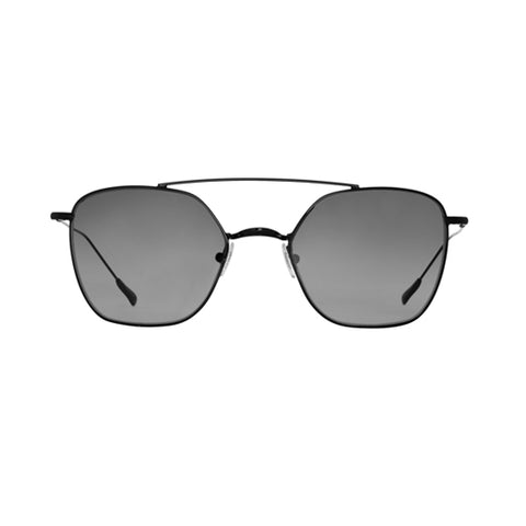 Super Strada Black Sunglasses / Gold Lenses