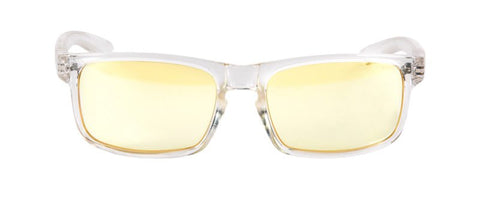 Gunnar Enigma Smoke Eyeglasses / Amber Blue Light Lenses