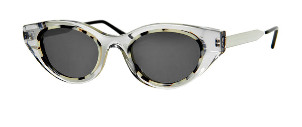 Thierry Lasry Fantasy White tortoise Sunglasses / Translucent Grey Lenses Thierry Lasry - Fantasy White tortoise Sunglasses / Translucent Grey Lenses