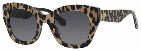 Kate Spade - Jalena S Black Gdtbcqn Sunglasses / Dark Gray Gradient Lenses