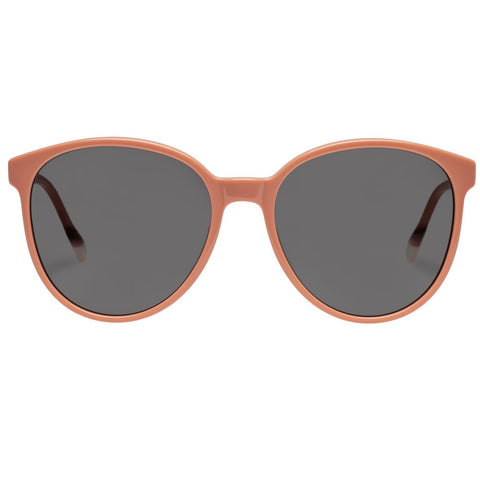 Le Specs The Edge Leopard Gold Sunglasses / Smoke Mono Lenses