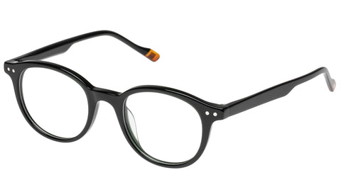 Le Specs The Mannerist Black Wood Eyeglasses / Demo Lenses