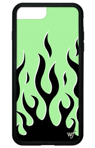 Wildflower Neon Flames iPhone XR Phone Case