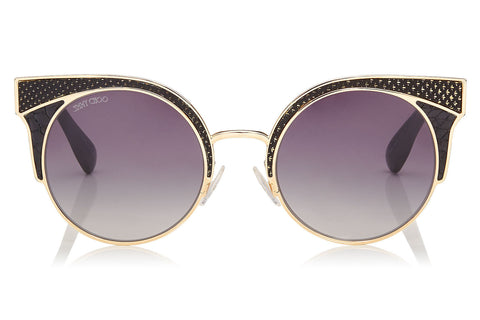Gucci GG0225S Gold Sunglasses / Grey Lenses
