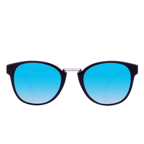 Polaroid PLD 1023/S Matte Black Sunglasses / Grey Blue Mirror Polarized Lenses