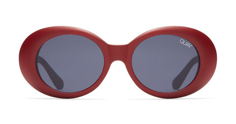 Quay - Frivolous Red Sunglasses / Smoke Lenses