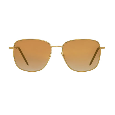 TOMS Tulum Deep Teal Triple Lamination Sunglasses / Brown Gradient Lenses