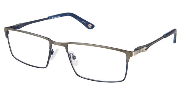 Champion 4010 58mm Gunmetal Navy Eyeglasses / Demo Lenses Champion - 4010 58mm Gunmetal Navy Eyeglasses / Demo Lenses