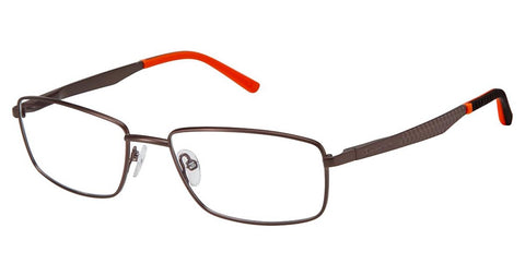 Champion  FL1002 54mm Gunmetal Orange Eyeglasses / Demo Lenses