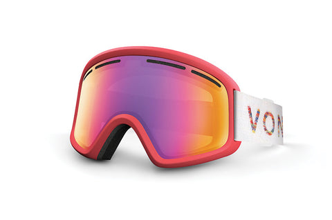 VonZipper - Trike Coral Snow Goggles / Pink Chrome Lenses