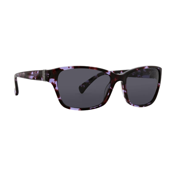 Vera Bradley Dina 54mm Lilac Tapestry Sunglasses / Smoke Lenses Vera Bradley - Dina 54mm Lilac Tapestry Sunglasses / Smoke Lenses