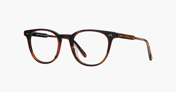 Garrett Leight - Wellesley Matte Mahogany Tortoise Eyeglasses / Demo Lenses