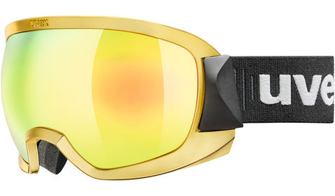 VonZipper Skylab White Gloss Snow Goggles / Wildlife Gold Chrome Lenses