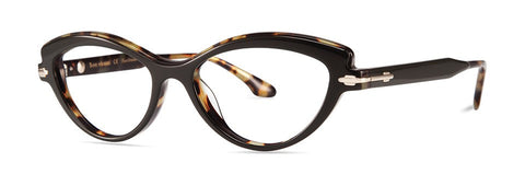 Karen Walker Grand Master Black Sunglasses / Green Mono Lenses