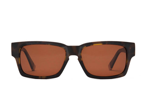Proof Federal Wood Black Maple Zebra Sunglasses / Polarized Lenses