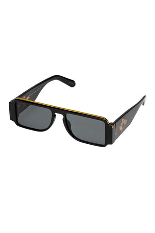 Quay Elle Ferguson #QUAYXELLE Goldie Black Sunglasses / Smoke Lenses