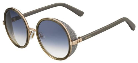 Jimmy Choo - Andie S Gold Copper Sunglasses / Gray Gradient Lenses
