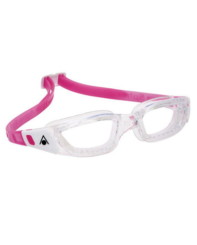 TYR Swimple Spikes Tie Dye Kids Blue Swim Goggles / Clear Lenses