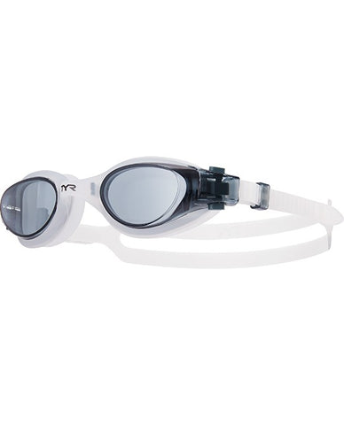 TYR - Vesi Adult Smoke Swim Goggles / Clear Lenses