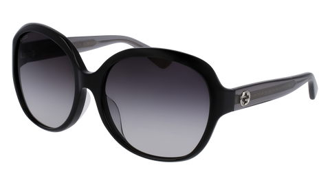 Gucci - GG0080SK-002 Black Grey Sunglasses / Grey Gradient Lenses