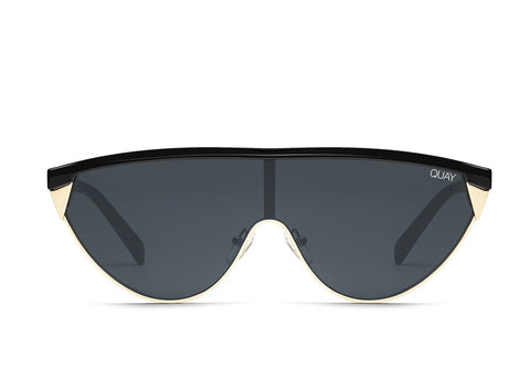 Quay x JLO #QUAYXJLO Get Right Gold Sunglasses / Silver Lenses