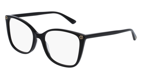 Gucci GG0138S Gold Sunglasses / Transparent Lenses