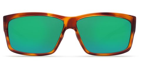 Costa - Cut Honey Tortoise Sunglasses / Green Polarized Plastic Lenses