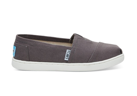 TOMS Tiny Classics 2.0 Red Canvas Slip-Ons
