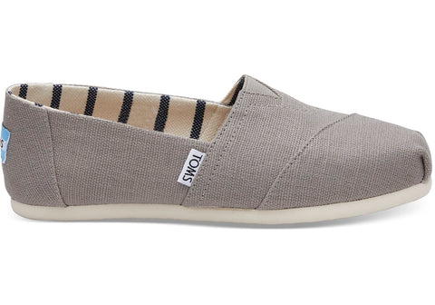 TOMS - Women's Classics Venice Collection Morning Dove Heritage Canvas Slip-Ons