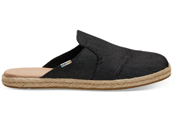 TOMS - Women's Nova Black Denim Slip-Ons