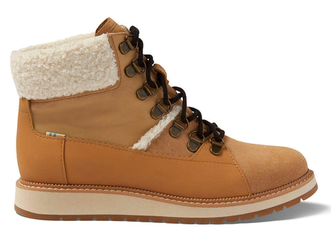 TOMS - Women's Mesa Waterproof Desert Tan Suede Leather Boots