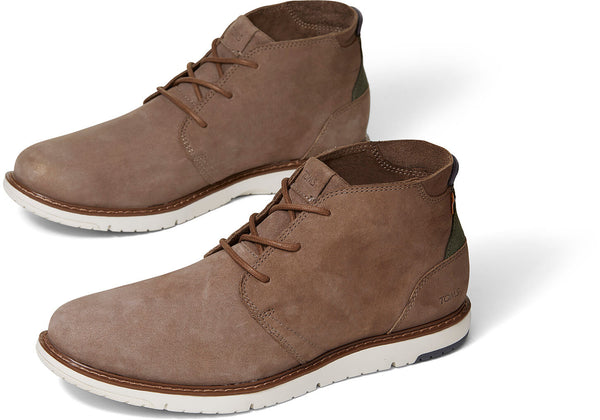 TOMS Men's Navi Cedar Brown Suede Boots