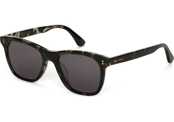 TOMS - Fitzpatrick 52mm Multi Camo Sunglasses / Dark Grey Lenses