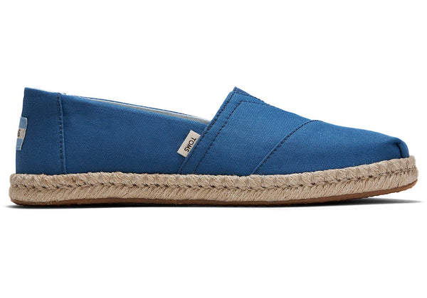 TOMS - Women's Earthwise Collection Plant Dye Indigo Canvas Espradrilles Slip-Ons