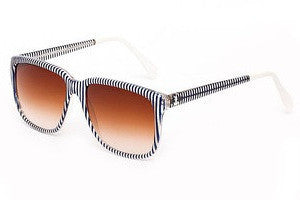 Sheriff&Cherry G12S Navy Stripe Sunglasses