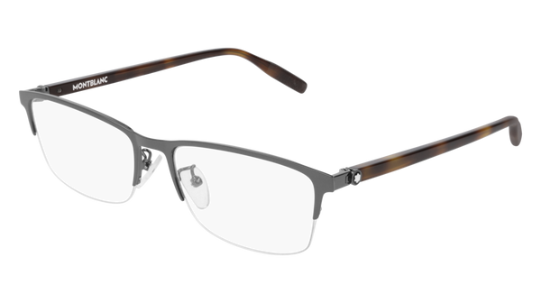 MontBlanc - MB0015O 56mm Ruthenium Eyeglasses / Demo Lenses