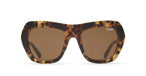 Quay Common Love Tortoise Sunglasses / Brown Lenses