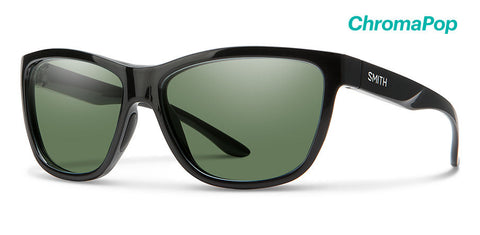 Smith - Eclipse Black Sunglasses / ChromaPop Polarized Gray Green Lenses