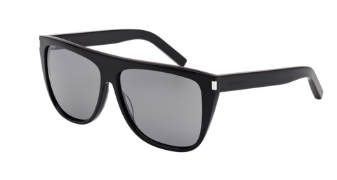 Saint Laurent SL 213 Lily Black Sunglasses / Grey Lenses