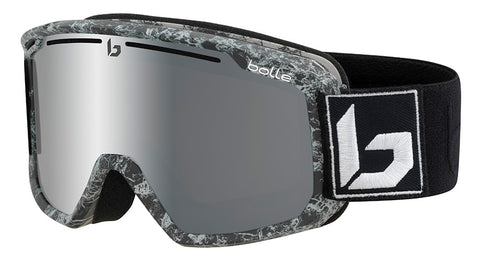 Bolle - Maddox Matte Black Marble Snow Goggles / Black Chrome Lenses
